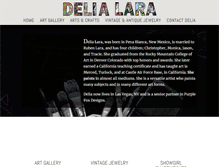 Tablet Screenshot of delialara.com
